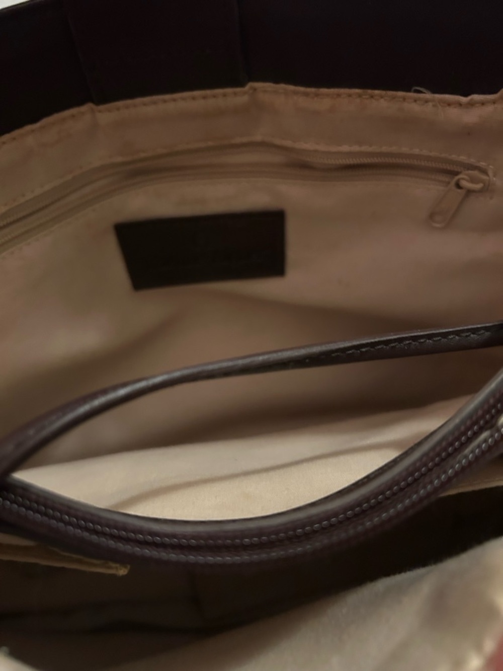 Etienne Aigner straw and leather tote - Picture 5 of 6